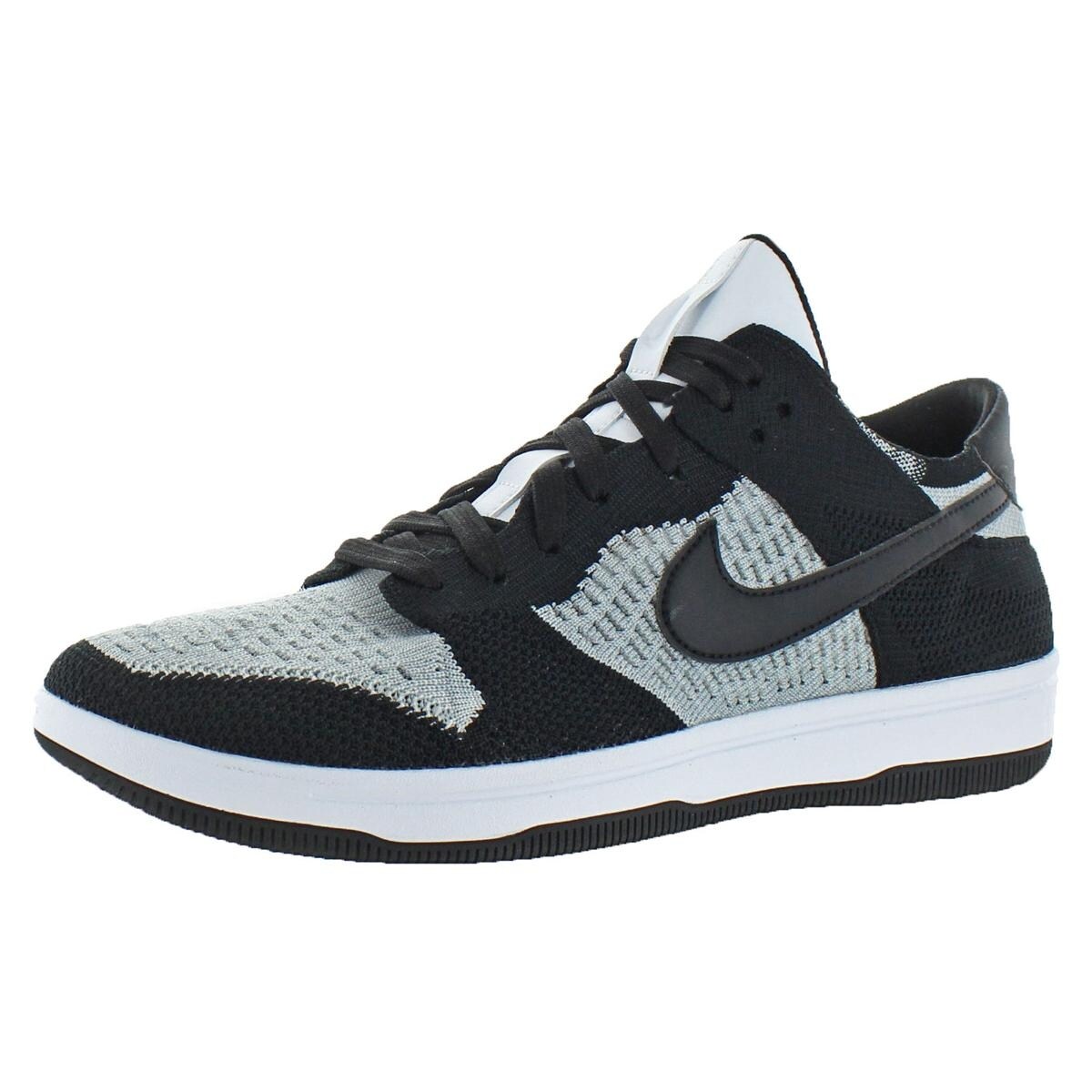 Shop Nike Mens Dunk Flyknit Casual Shoes Lightweight Low Top