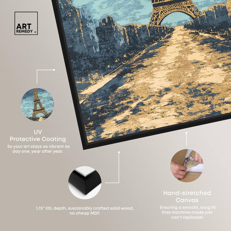 Textured Paris Embroidery Canvas by Art Remedy