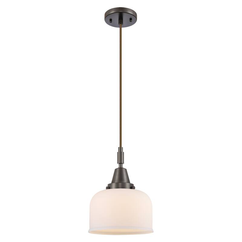 Innovations Lighting 447-1P-G71 Bell 8" Wide Mini Pendant with Matte