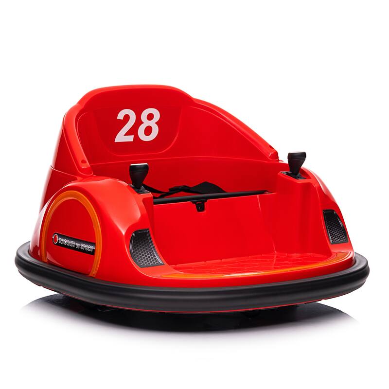 Electric 12V Ride On Bumper Car for Kids Gifts - Red