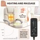 preview thumbnail 15 of 75, EROMMY Heated Massage Reclining Office Chair, 300 Lbs Capacity