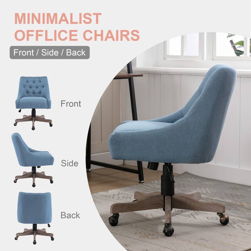 360 degree rotation and adjustable shell chair for living room