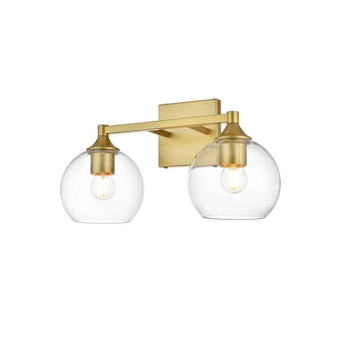 Elegant Lighting LD7308W16 Eero 2 Light 16" Wide Vanity Light