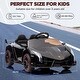 preview thumbnail 15 of 18, Kids Ride On Car 12V Licensed Lamborghini with Control Music LED Light