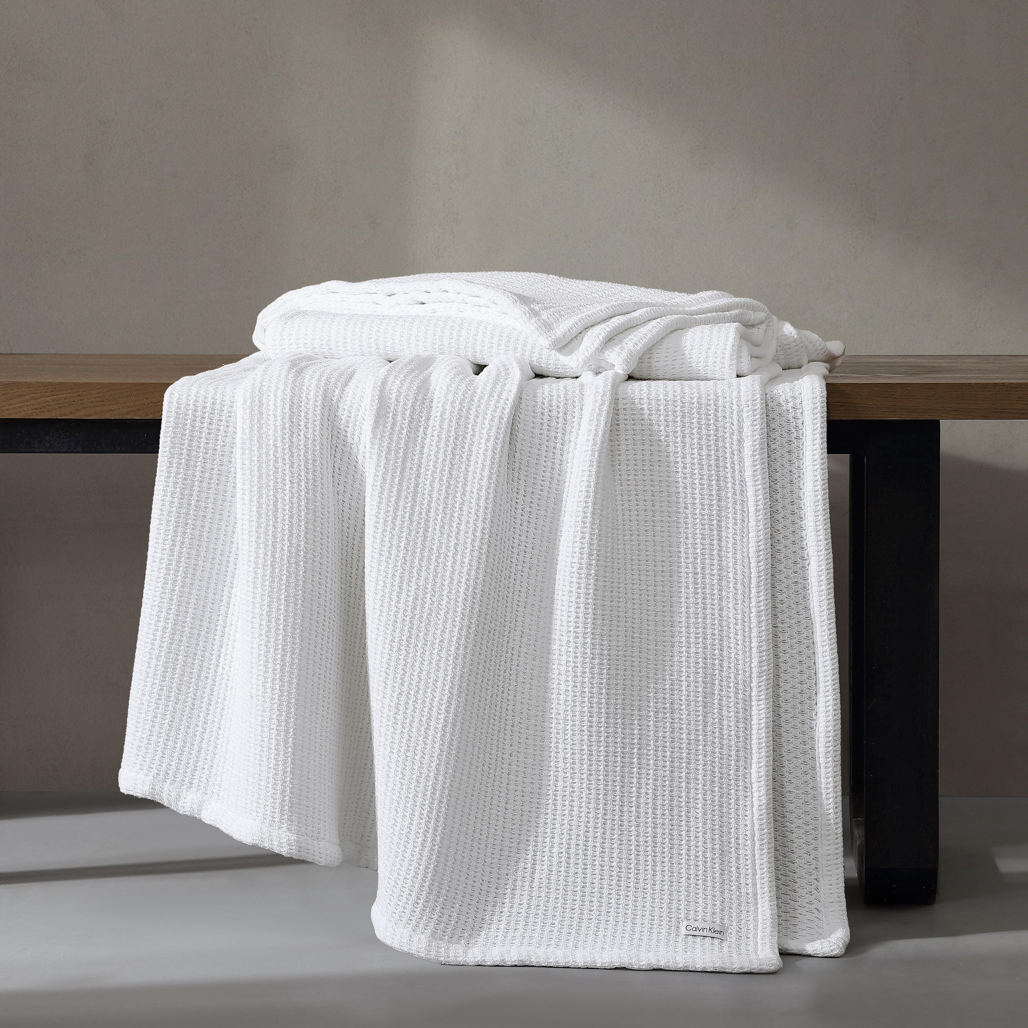 Calvin klein sales white blanket