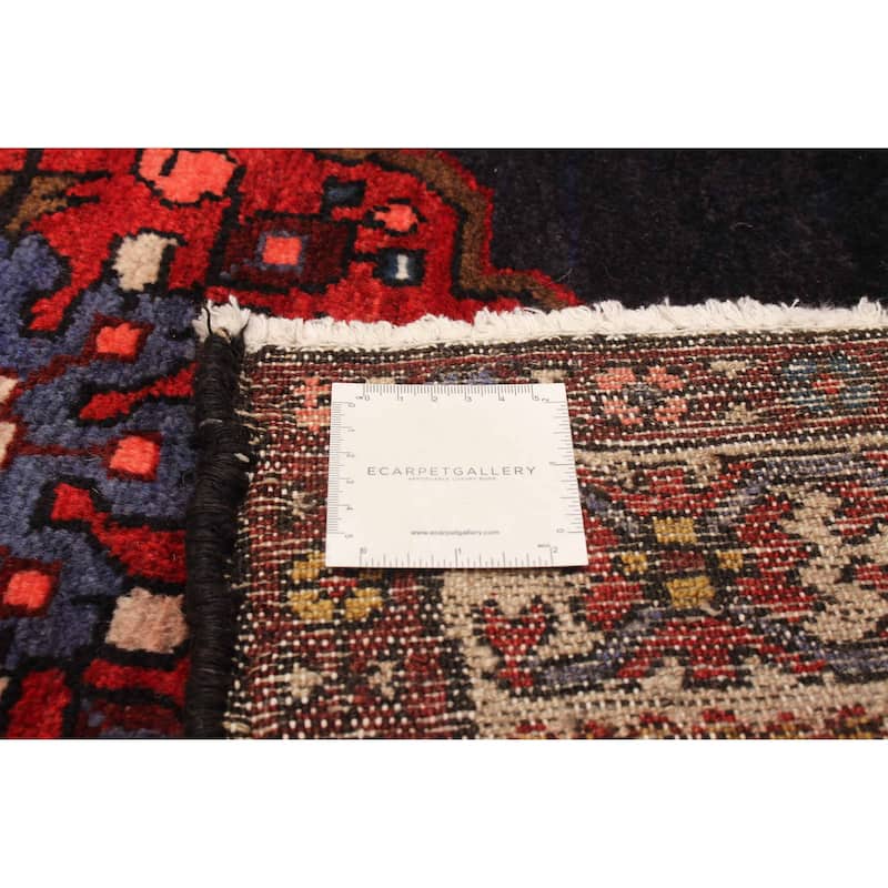 ECARPETGALLERY Hand-knotted Anadol Navy Wool Rug - 3'7 x 9'10