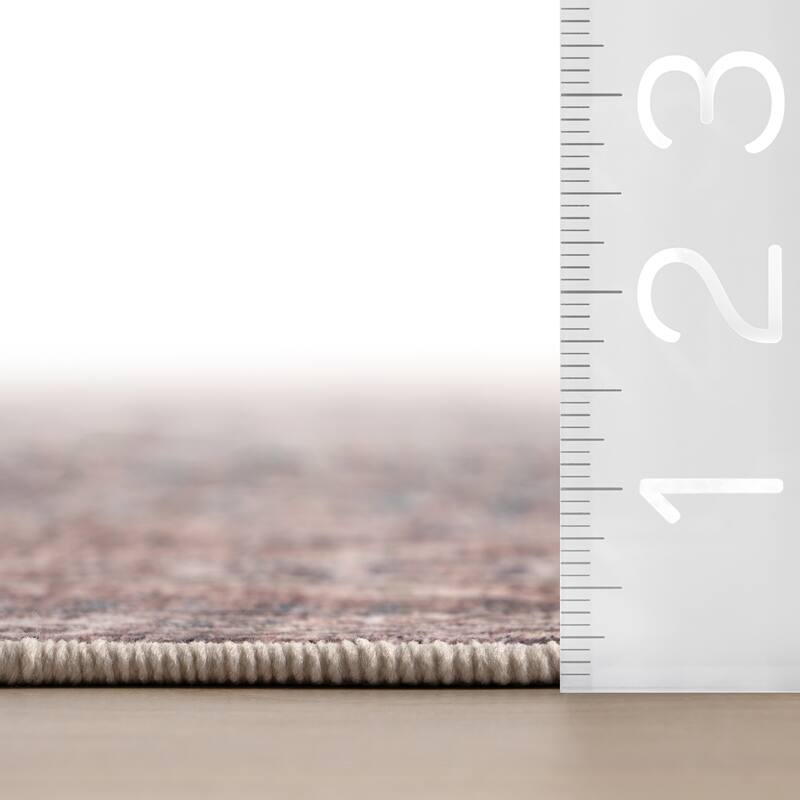 Nuloom Vionnet Bordered Traditional Washable Area Rug
