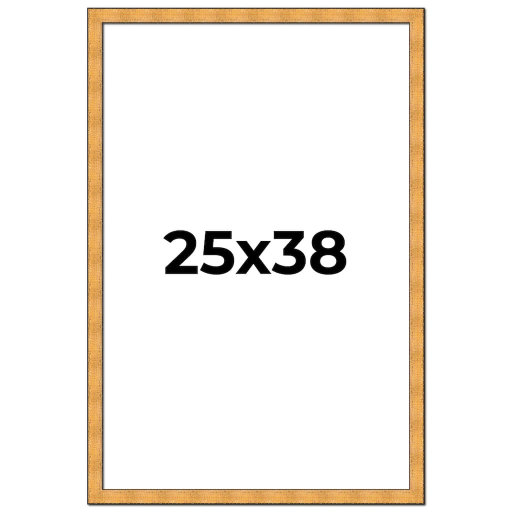 25x38 Frame Gold Real Wood Picture Frame Rustique Gold Photo Frame