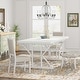 preview thumbnail 44 of 52, Farmhouse Dining Table for 6 People, 70.8-Inch Rectangular Wood Kitchen Table