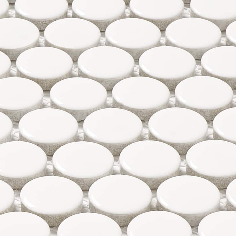 Rivonia 0.75 inch Glossy Penny Round