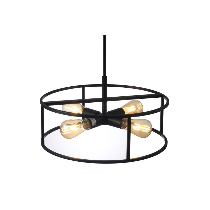 4-light Oil Rubbed Bronze Hanging Pendant