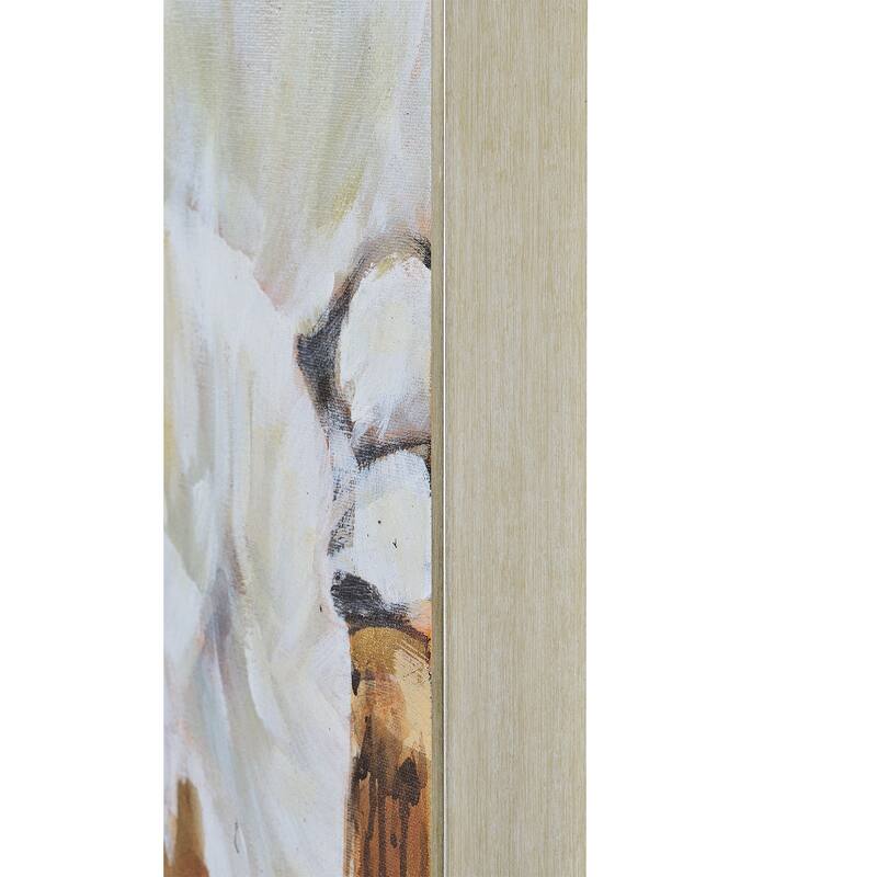 Renwil Fleurimont 45" Wide Canvas Art, Beige