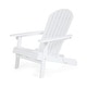 preview thumbnail 38 of 54, Hanlee Acacia Wood Folding Adirondack Chair by Christopher Knight Home - 29.50" W x 35.75" D x 34.25" H