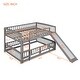 preview thumbnail 47 of 78, Pine Bunk Bed with Slide and Fence Door