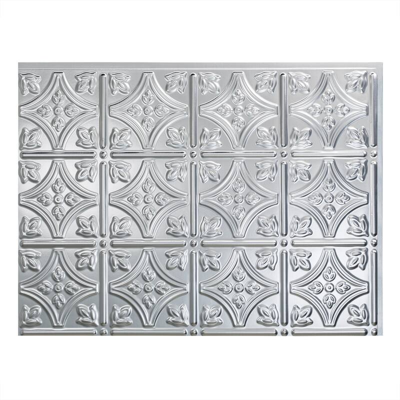 FASÄDE Traditional Style/Pattern 1 Decorative Vinyl 18in x 24in Backsplash Panel (5 Pack)