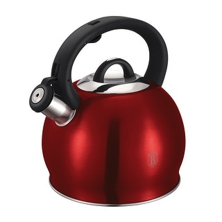 Berlinger Haus Stainless Steel Kettle 3.2 qt Burgundy Collection