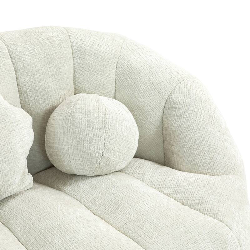 Lounger Bean Bag Chair With 3 Pillows