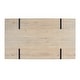 preview thumbnail 39 of 37, SAFAVIEH Cael Modern Industrial Farmhouse Dining Table - 59 in. W x 33 in. D x 30 in. H