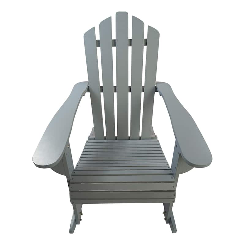 Reclining Wooden Outdoor Rocking Adirondack chair