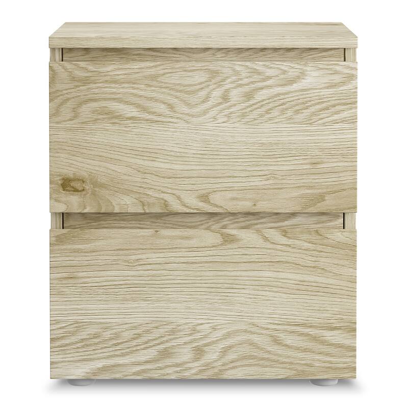 Modern 2-drawer Nightstand for Home Storage Chest End Table