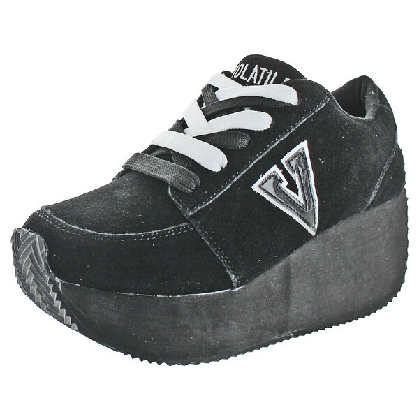 volatile women's elevation platform wedge sneaker