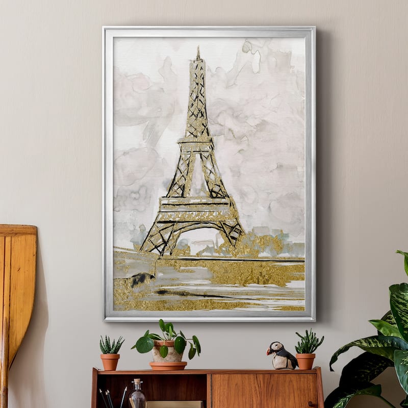 Eiffel Tower Glitz Premium Framed Print - Ready to Hang