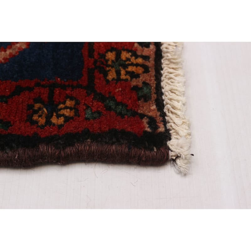 ECARPETGALLERY Hand-knotted Anatolian Vintage Black, Red Wool Rug - 5'7 x 10'7