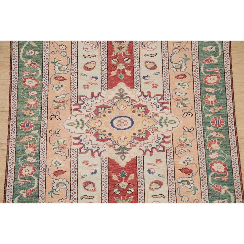 Vegetable Dye Moharramat Oriental Area Rug Hand-knotted Wool Carpet - 4'7" x 6'3"