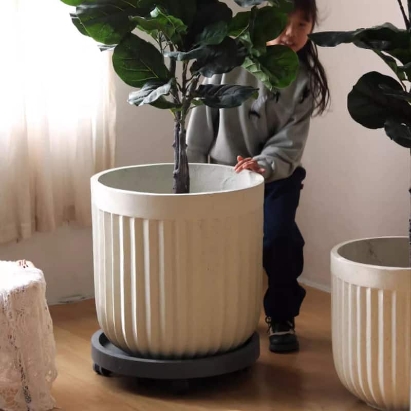 Nordic Vertical Stripe Flower Pot