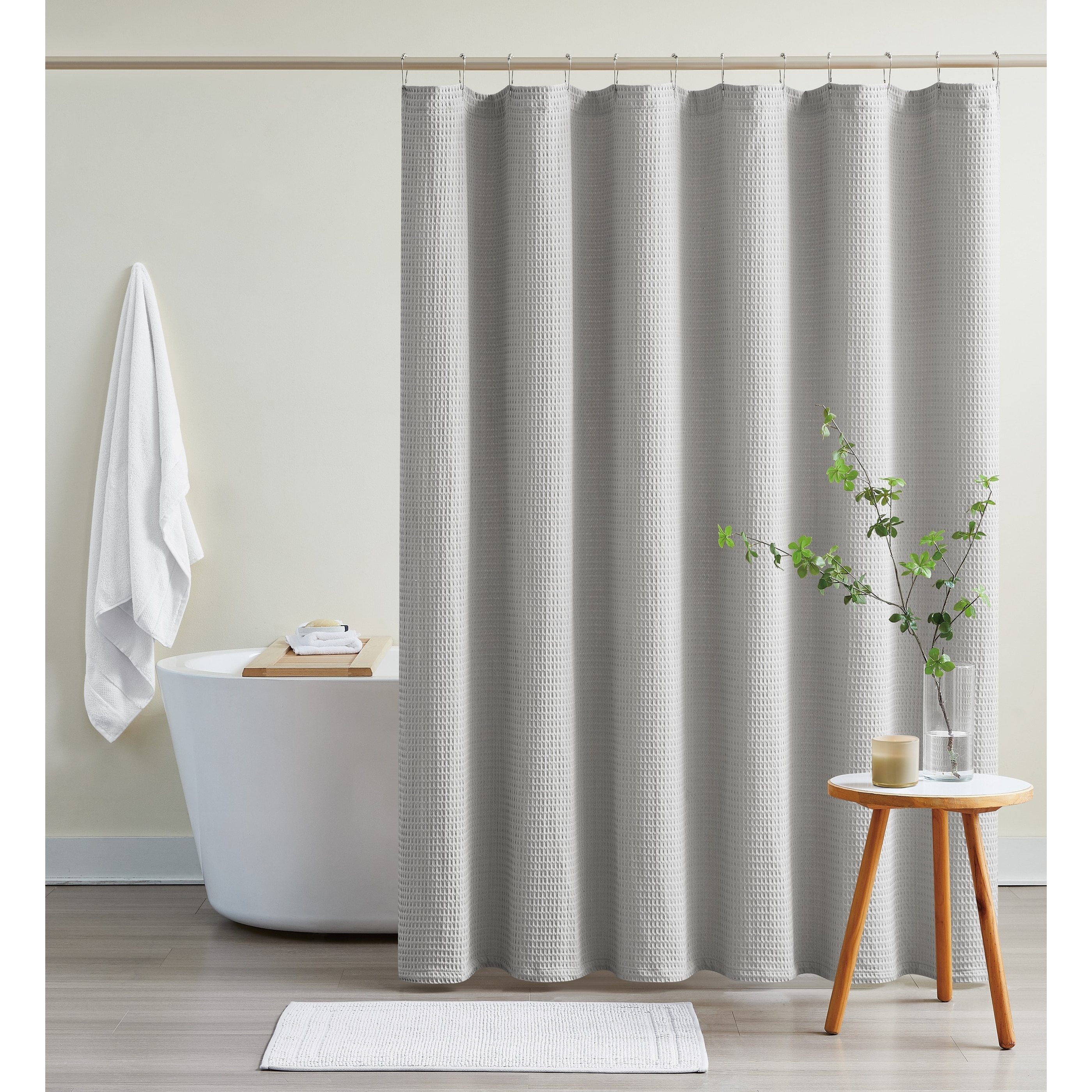 Cannon Heritage Cotton Waffle 72x72 Shower Curtain