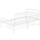 preview thumbnail 14 of 25, Twin Size Bed Frame with Headboard and Safety Side Guardrails-Black