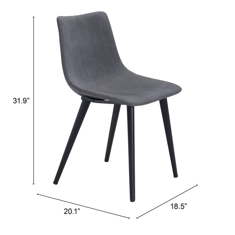 Dining Chair (Set of 2) - Product (in) : 18.5" W x 20.1" D x 31.9" H