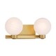 preview thumbnail 5 of 3, Minka Lavery 3492 Mooncrest 2 Light 16" Wide Bathroom Vanity Light