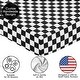 preview thumbnail 5 of 4, Sweet Jojo Designs Black & White Gingham Checkered Plaid Boy, Girl, Unisex/Gender Neutral 2 Pack Fitted Crib Sheets -Solid Black