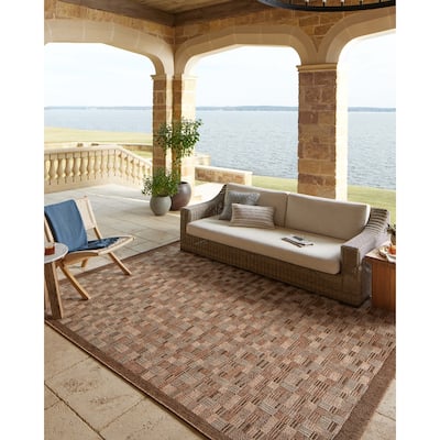 Alexander Home Hampton Natural Indoor/Outdoor Area Rug