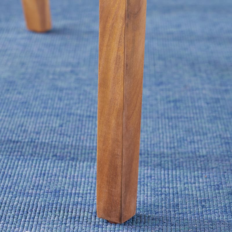 Perla Outdoor Acacia Wood Dining Chair (Set of 2) by Christopher Knight Home