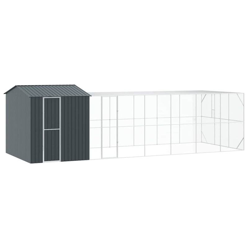 vidaXL Bird Cage Anthracite Galvanized steel
