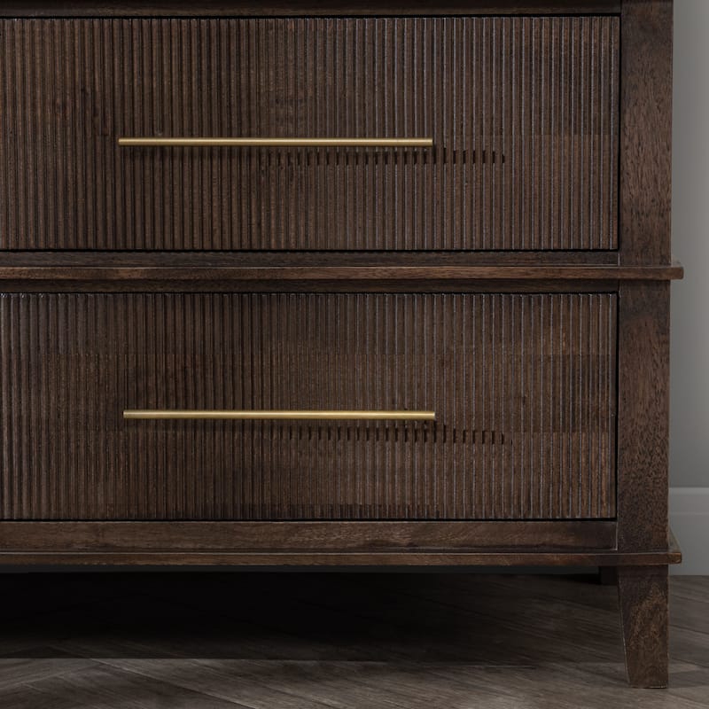 Classic Home Westlake 6-Drawer Mango Wood Dresser