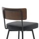 preview thumbnail 19 of 136, 26"/29" Faux Leather Swivel Counter/Bar Stools Set of 2/3