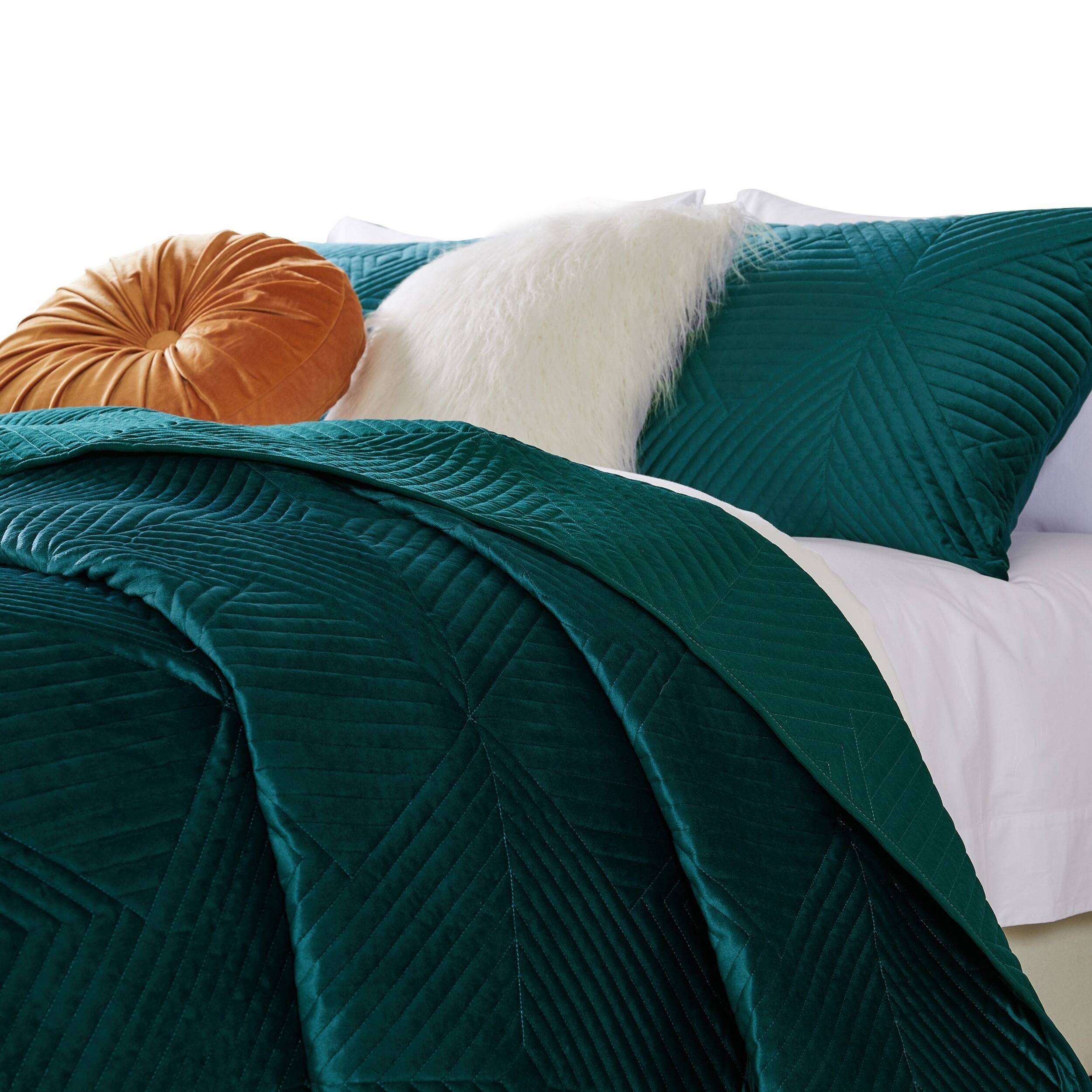 Ahab 36 x 20 King Pillow Sham, Polyester Filling, Motif, Teal Dutch