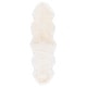 preview thumbnail 31 of 34, SAFAVIEH Handmade Sheepskin Aybek Genuine Pelt Rug 2' x 7' Runner - Natural/White - Runner