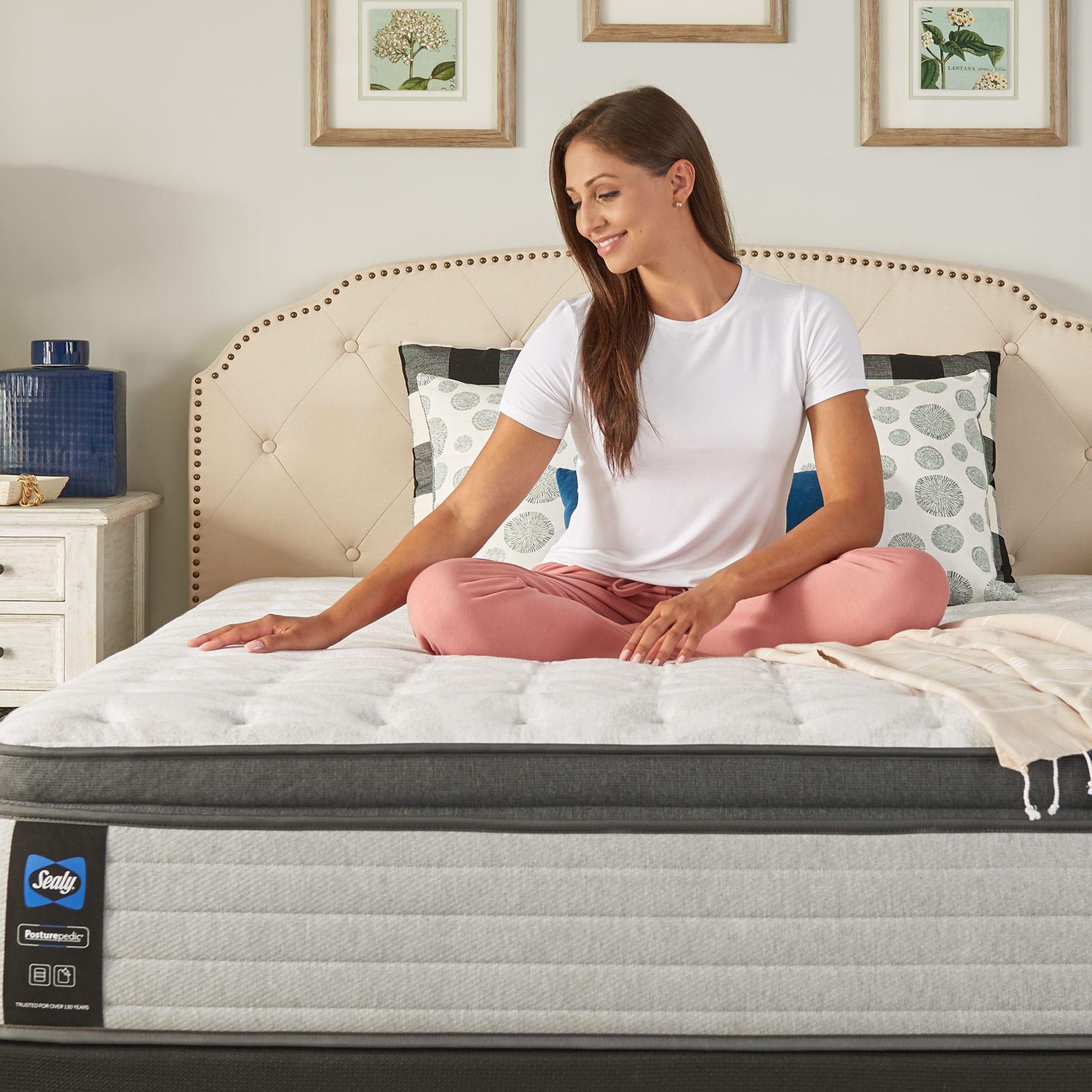 Sealy response performance 14 inch plush euro discount pillowtop innerspring mattress