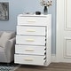 preview thumbnail 11 of 17, 29"W 5-Drawer Chest With Metal Handle
