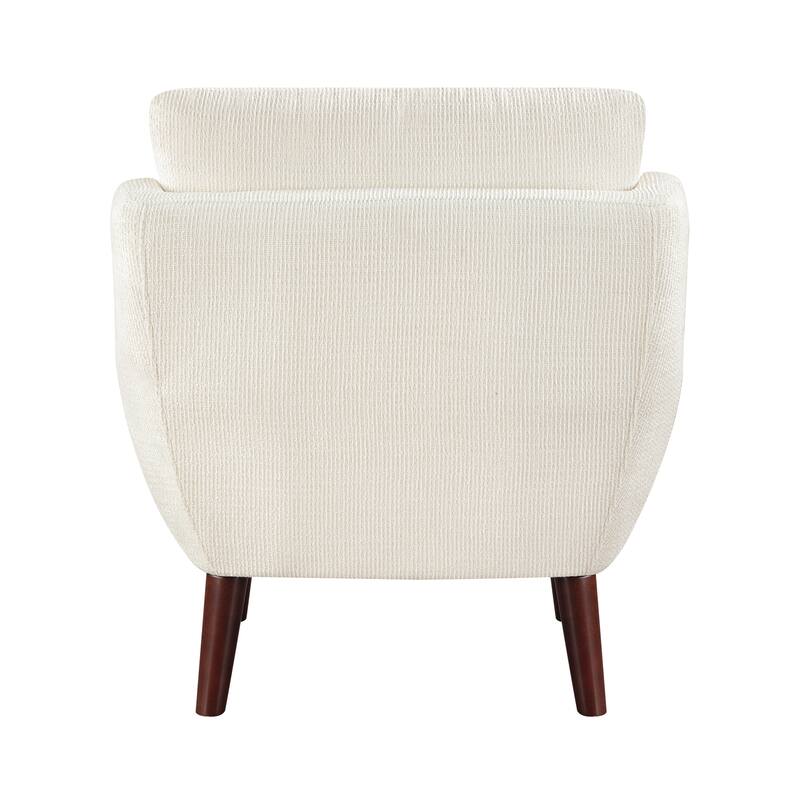 Canyon 26.5" Chenille Accent Chair - Espresso Finish Solid Wood Legs