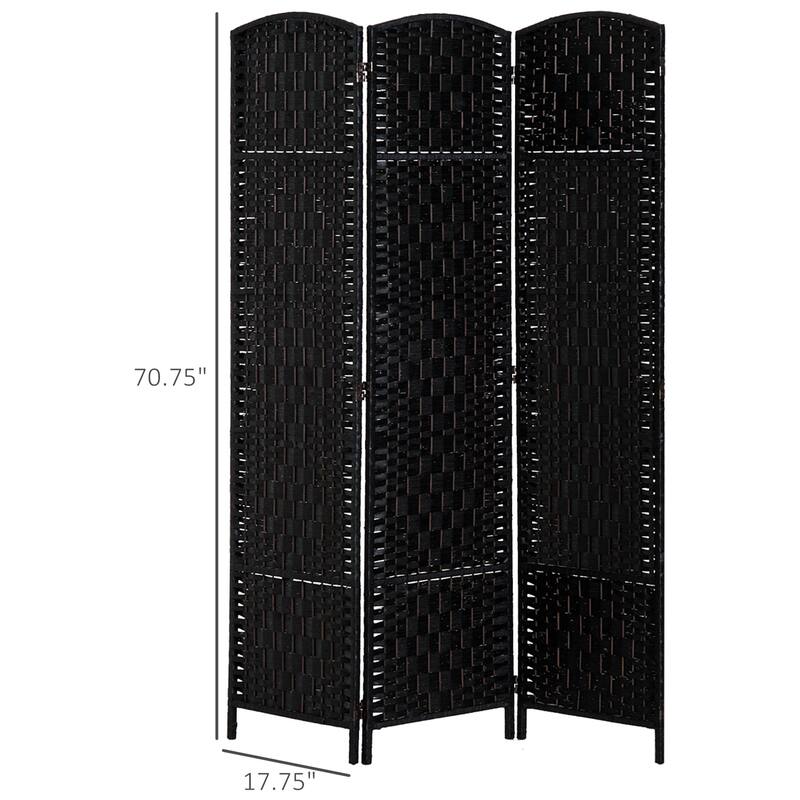 3 Panel Room Divider Privacy Screen