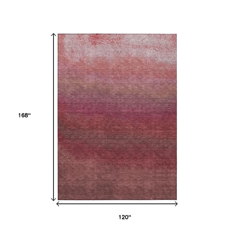 HomeRoots Ombre Transitional Rectangle Outdoor Rug