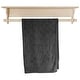 preview thumbnail 6 of 5, Farmhouse Shelf with Quilt Rack