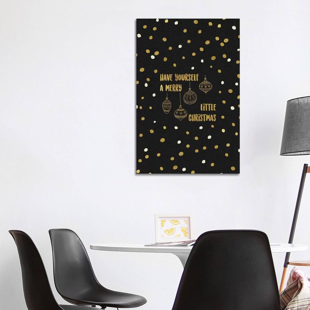 iCanvas "Have Yourself A Merry Gold" by Orara Studio Canvas Print