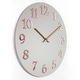 preview thumbnail 17 of 24, Infinity Instruments Vogue 12-inch Round Wall Clock - 12 x 1.25 x 12