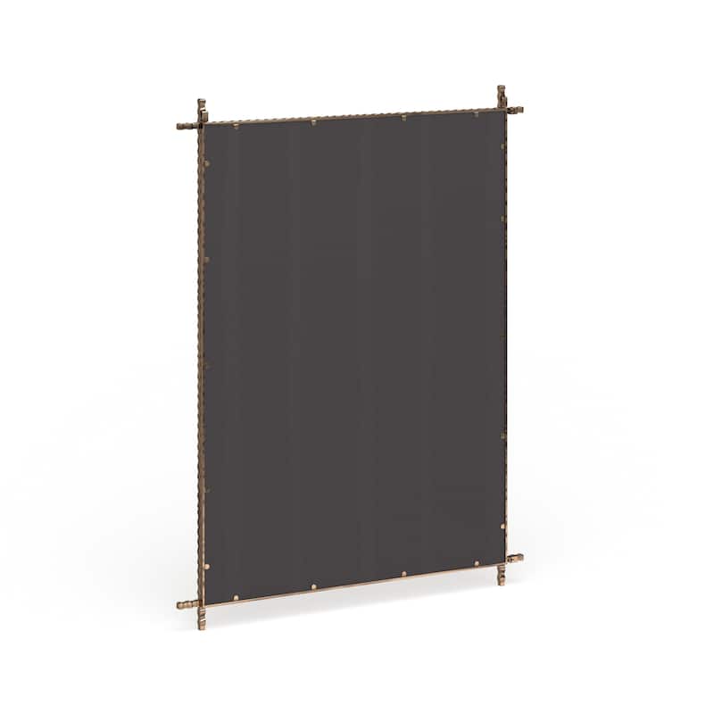 Allan Andrews Allen Andrews Isarno Large Rectangular Decorative Metal Industrial Mirror